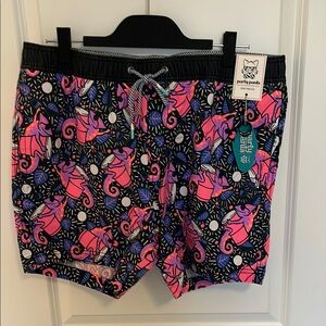 Colorful Chameleon Swim Shorts